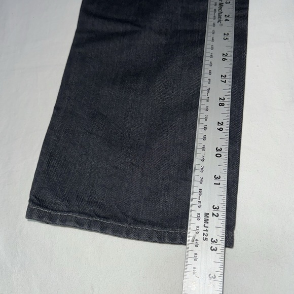 7 For All Mankind Paxtyn Jeans Men's 38x33 Gray Luxe Skinny Performance Stretch - Picture 5 of 11